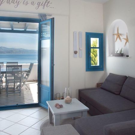 Just Blue With Amazing Sea Views In Piso Livadi Villa Eksteriør billede