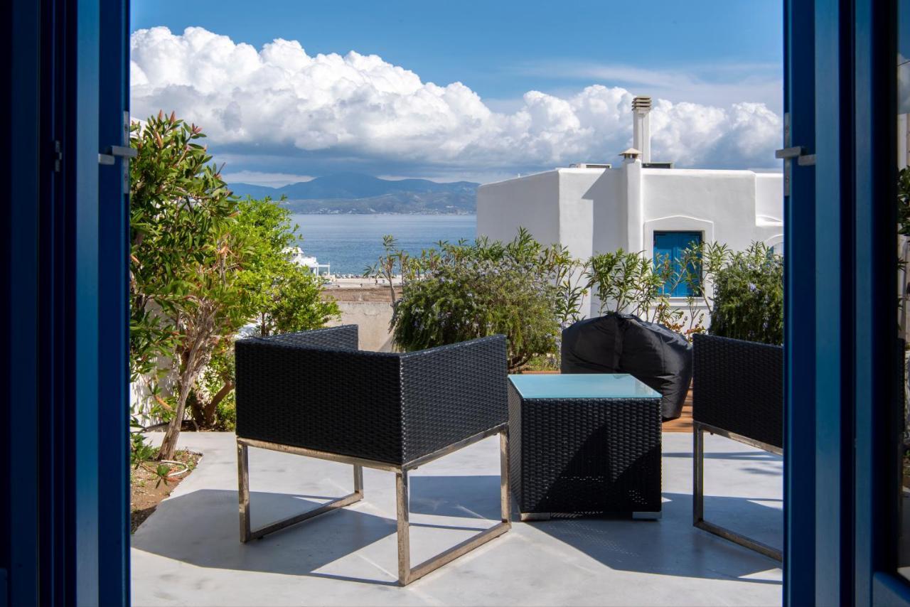 Just Blue With Amazing Sea Views In Piso Livadi Villa Eksteriør billede
