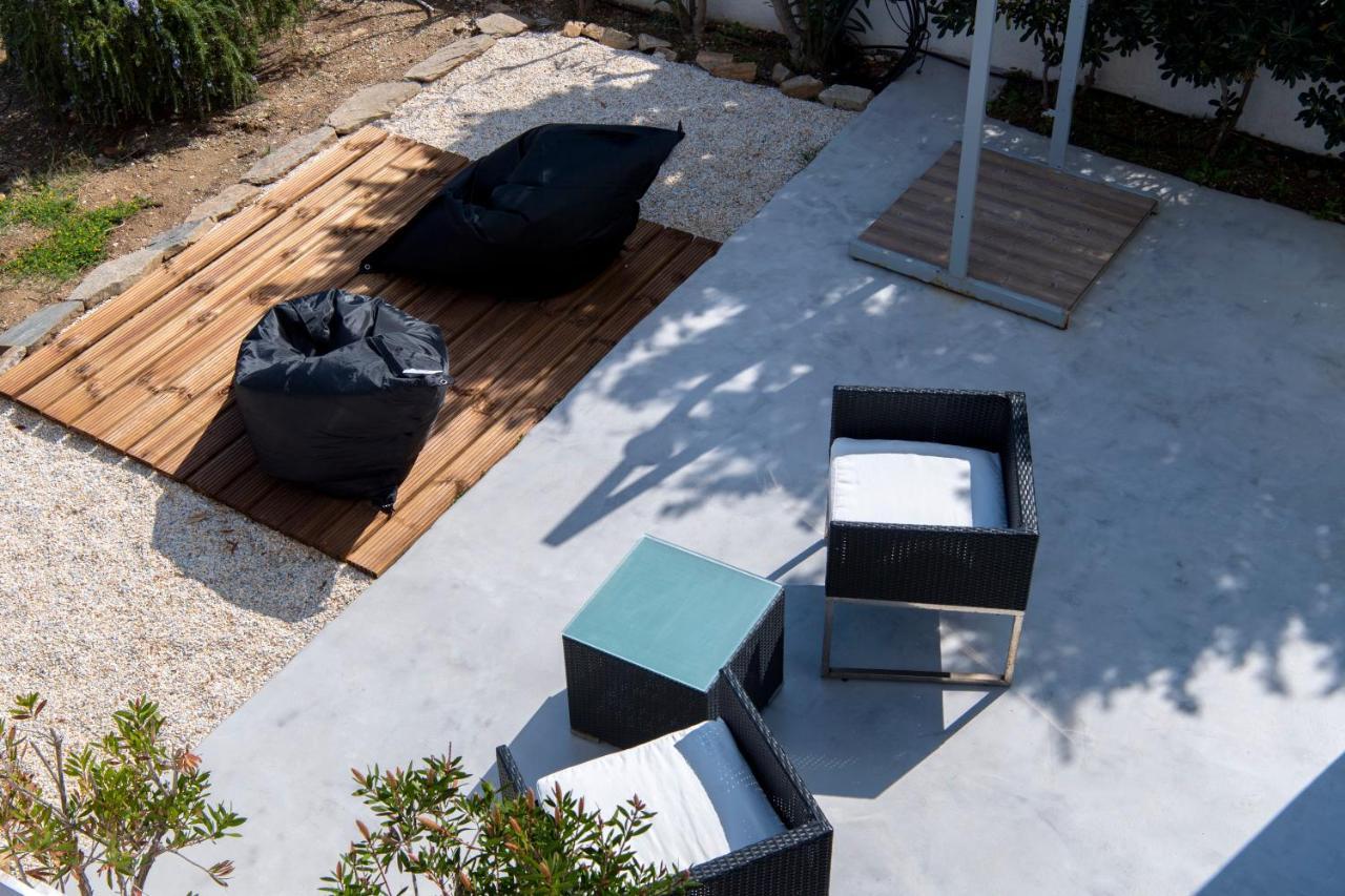 Just Blue With Amazing Sea Views In Piso Livadi Villa Eksteriør billede