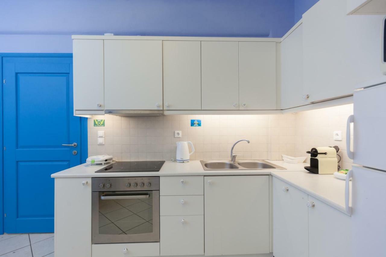 Just Blue With Amazing Sea Views In Piso Livadi Villa Eksteriør billede