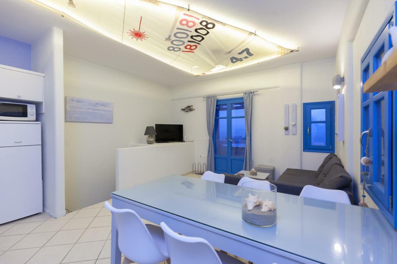 Just Blue With Amazing Sea Views In Piso Livadi Villa Eksteriør billede