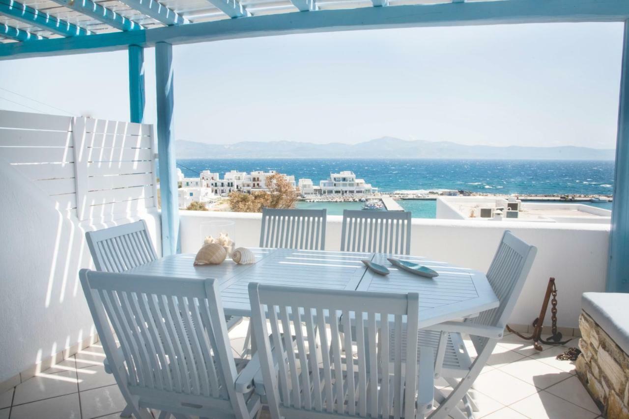 Just Blue With Amazing Sea Views In Piso Livadi Villa Eksteriør billede